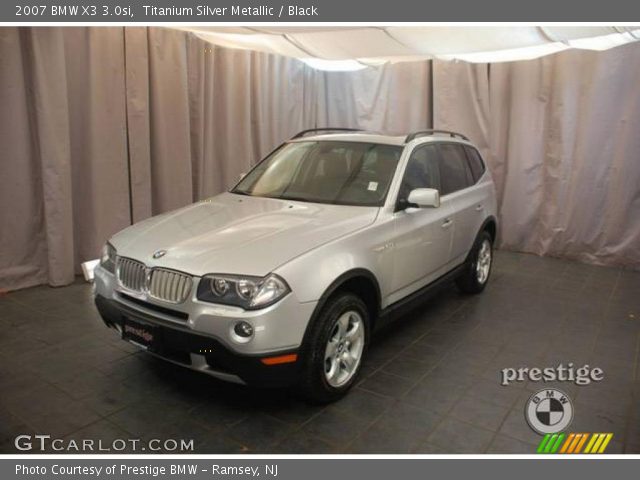 2007 BMW X3 3.0si in Titanium Silver Metallic