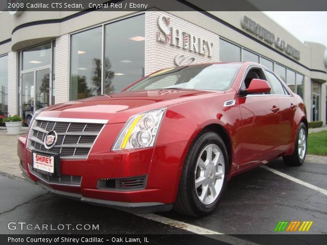 2008 Cadillac CTS Sedan in Crystal Red