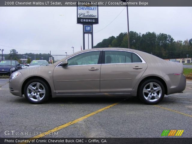 2008 Chevrolet Malibu LT Sedan in Amber Bronze Metallic