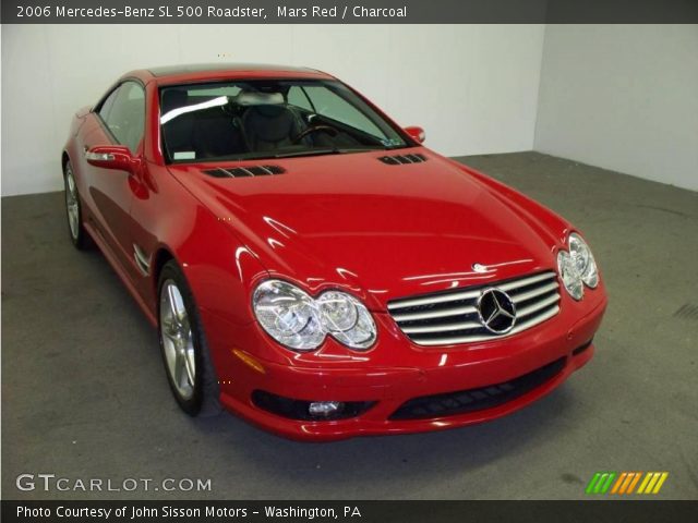 2006 Mercedes-Benz SL 500 Roadster in Mars Red