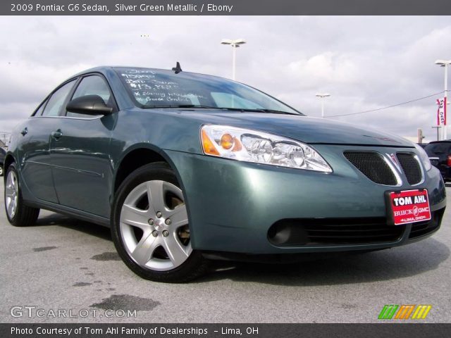 2009 Pontiac G6 Sedan in Silver Green Metallic