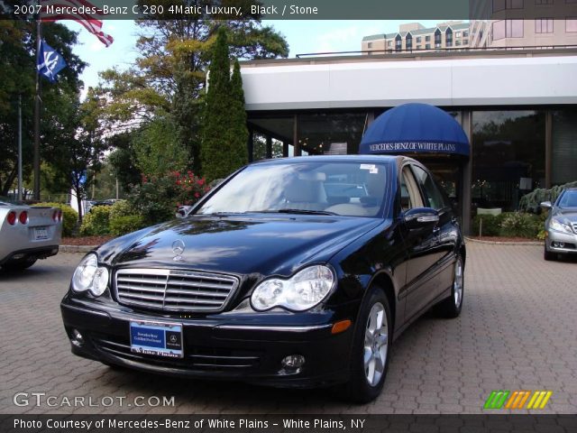 2007 Mercedes-Benz C 280 4Matic Luxury in Black