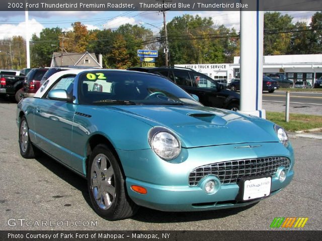 2002 Ford Thunderbird Premium Roadster in Thunderbird Blue