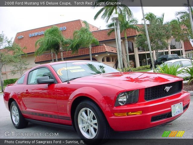 2008 Ford Mustang V6 Deluxe Coupe in Torch Red