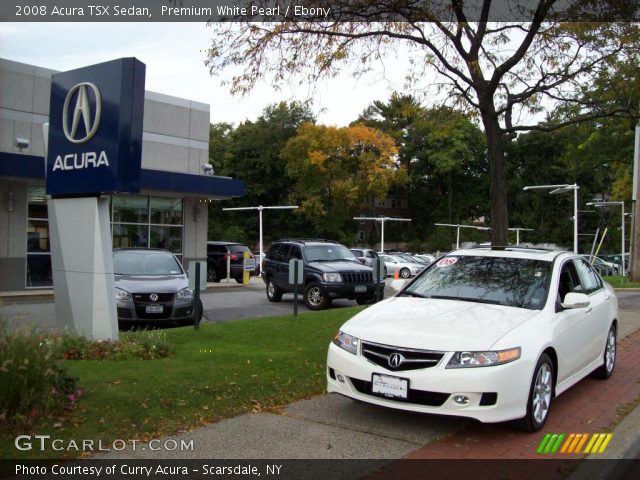 2008 Acura TSX Sedan in Premium White Pearl