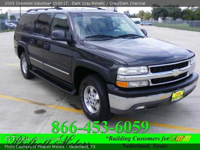2003 Chevrolet Suburban 1500 LT in Dark Gray Metallic
