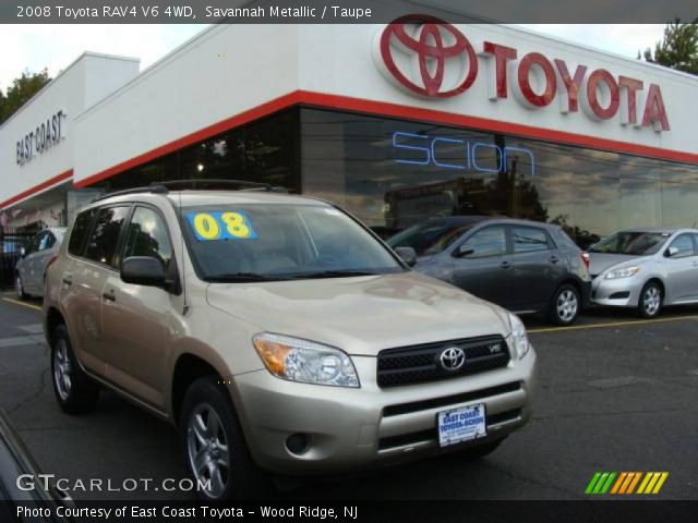 2008 Toyota RAV4 V6 4WD in Savannah Metallic