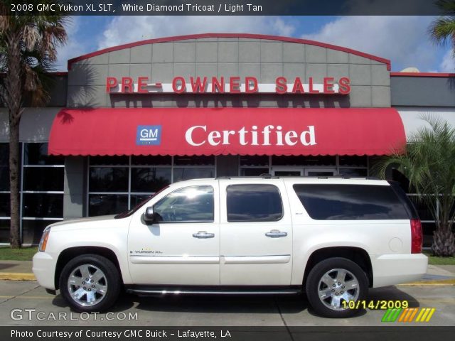 2008 GMC Yukon XL SLT in White Diamond Tricoat