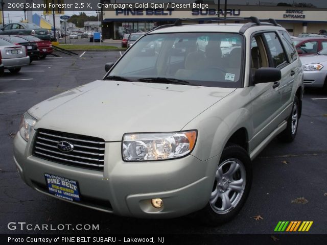 2006 Subaru Forester 2.5 X in Champagne Gold Opal