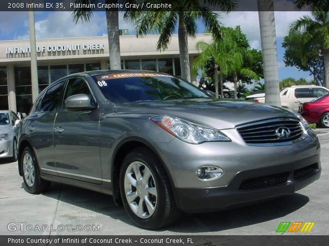 2008 Infiniti EX 35 in Platinum Graphite Gray