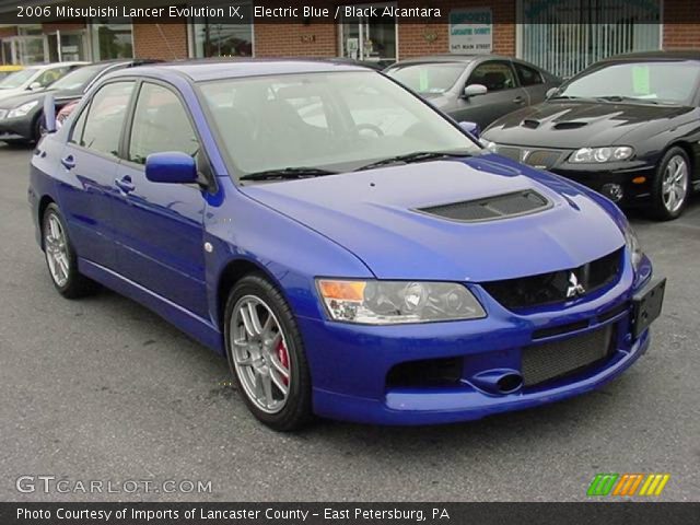 2006 Mitsubishi Lancer Evolution IX in Electric Blue