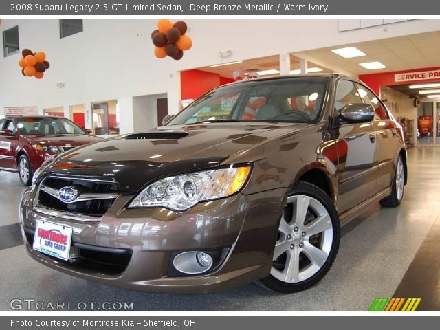 2008 Subaru Legacy 2.5 GT Limited Sedan in Deep Bronze Metallic