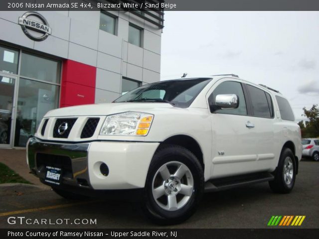 2006 Nissan Armada SE 4x4 in Blizzard White