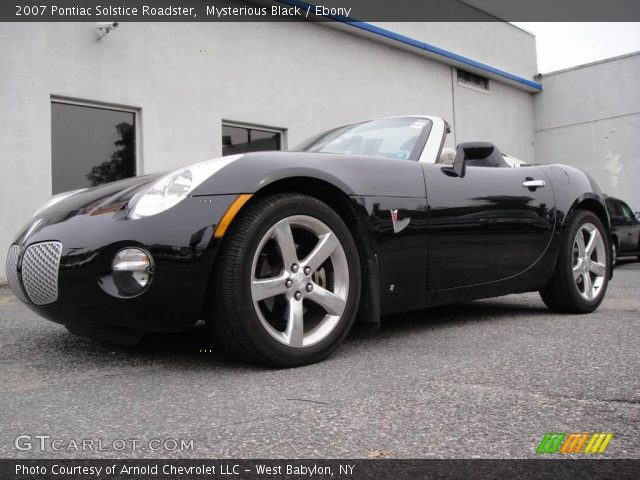2007 Pontiac Solstice Roadster in Mysterious Black
