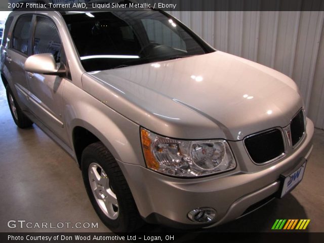2007 Pontiac Torrent AWD in Liquid Silver Metallic