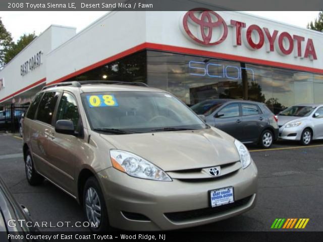 2008 Toyota Sienna LE in Desert Sand Mica