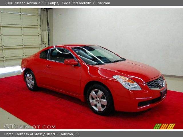 2008 Nissan Altima 2.5 S Coupe in Code Red Metallic