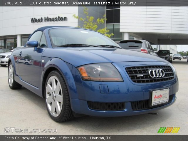 2003 Audi TT 1.8T quattro Roadster in Ocean Blue Pearl Effect