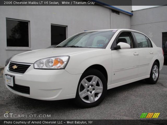 2006 Chevrolet Malibu LT V6 Sedan in White