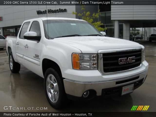 2009 GMC Sierra 1500 SLE Crew Cab in Summit White