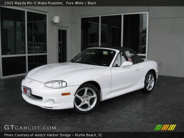 2003 Mazda MX-5 Miata Roadster in Pure White
