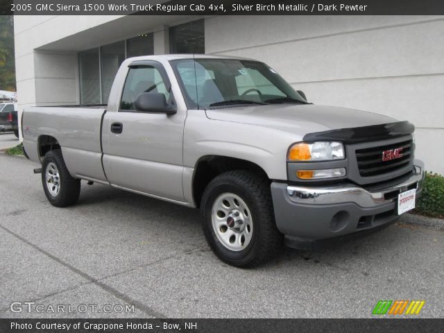 2005 GMC Sierra 1500 Work Truck Regular Cab 4x4 in Silver Birch Metallic