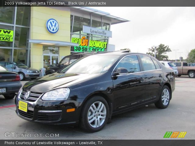 2009 Volkswagen Jetta TDI Sedan in Black Uni