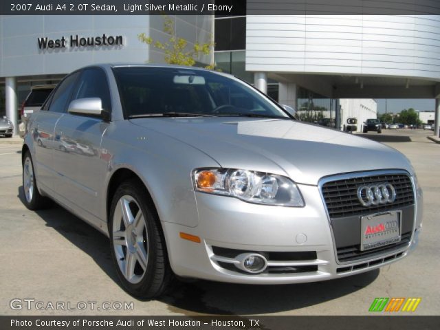 2007 Audi A4 2.0T Sedan in Light Silver Metallic