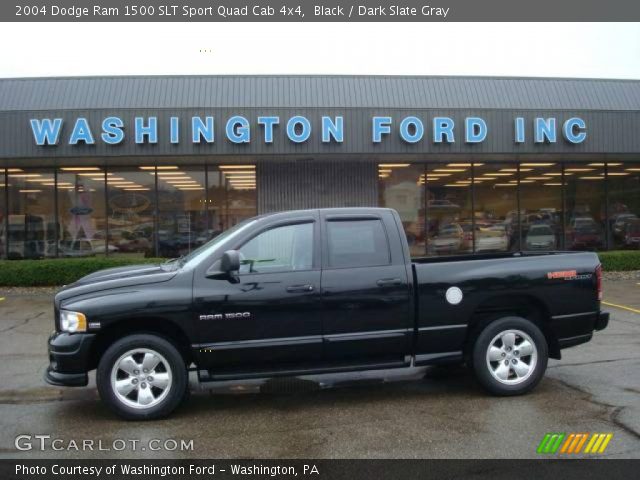 2004 Dodge Ram 1500 SLT Sport Quad Cab 4x4 in Black