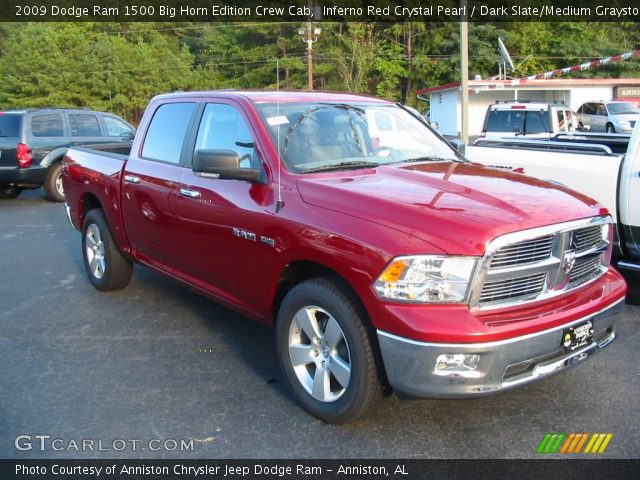 2009 Dodge Ram 1500 Big Horn Edition Crew Cab in Inferno Red Crystal Pearl