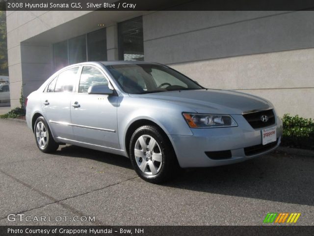 2008 Hyundai Sonata GLS in Silver Blue