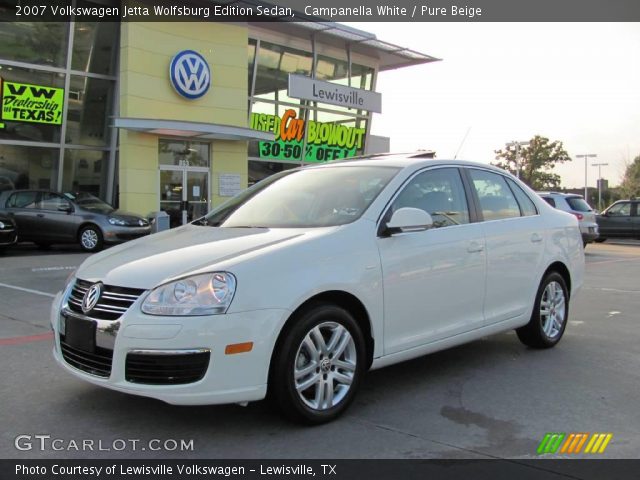 2007 Volkswagen Jetta Wolfsburg Edition Sedan in Campanella White