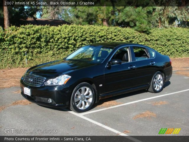 2007 Infiniti M 45 Sedan in Black Obsidian