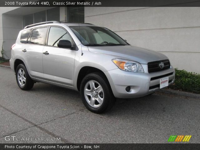 2008 Toyota RAV4 4WD in Classic Silver Metallic