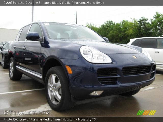 2006 Porsche Cayenne S in Lapis Blue Metallic