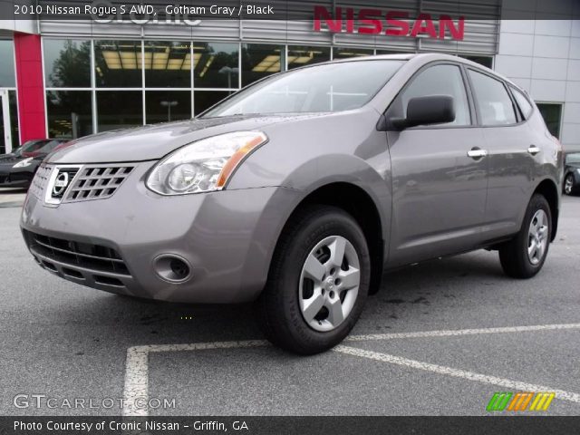2010 Nissan Rogue S AWD in Gotham Gray