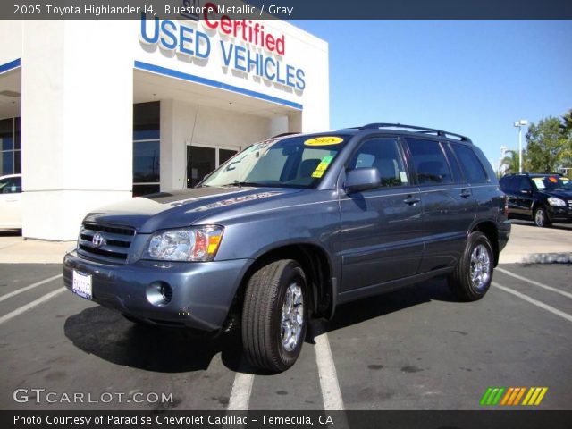 2005 Toyota Highlander I4 in Bluestone Metallic