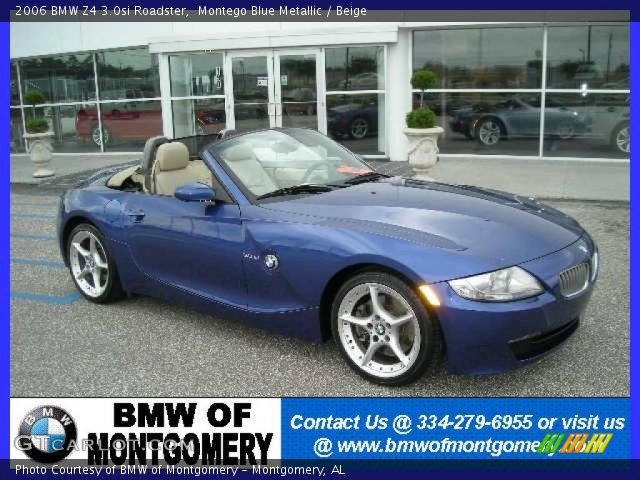2006 BMW Z4 3.0si Roadster in Montego Blue Metallic