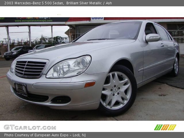 2003 Mercedes-Benz S 500 Sedan in Brilliant Silver Metallic