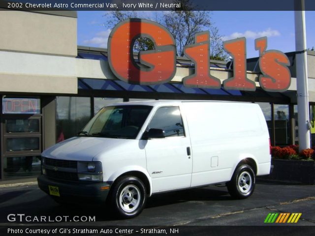 2002 Chevrolet Astro Commercial Van in Ivory White