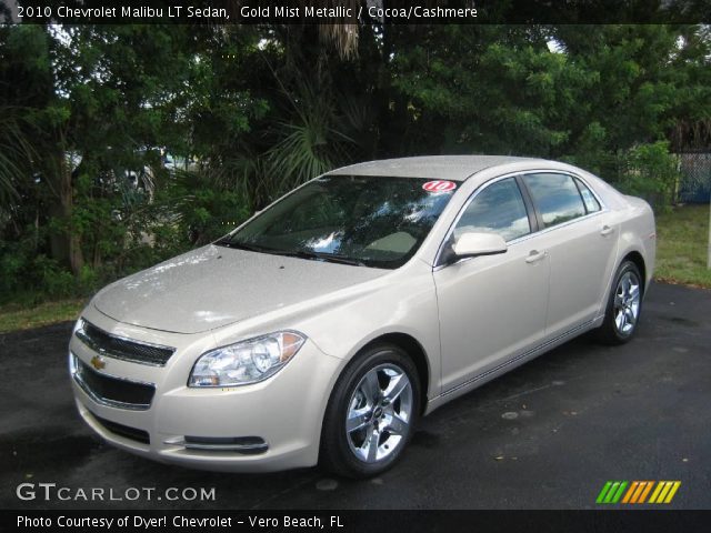 2010 Chevrolet Malibu LT Sedan in Gold Mist Metallic
