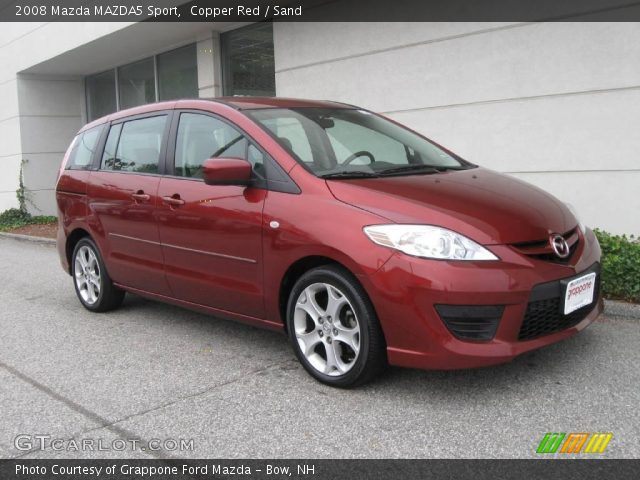 2008 Mazda MAZDA5 Sport in Copper Red