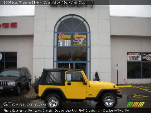 2006 Jeep Wrangler SE 4x4 in Solar Yellow