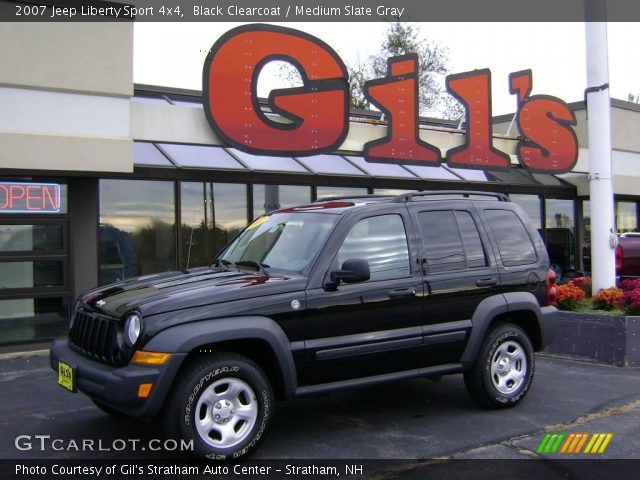 2007 Jeep Liberty Sport 4x4 in Black Clearcoat
