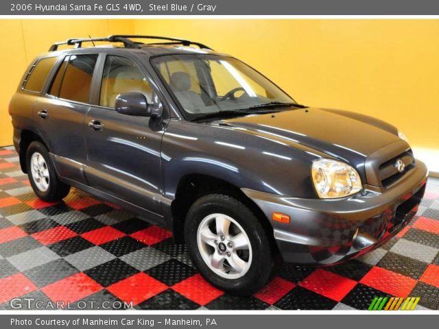 2006 Hyundai Santa Fe GLS 4WD in Steel Blue