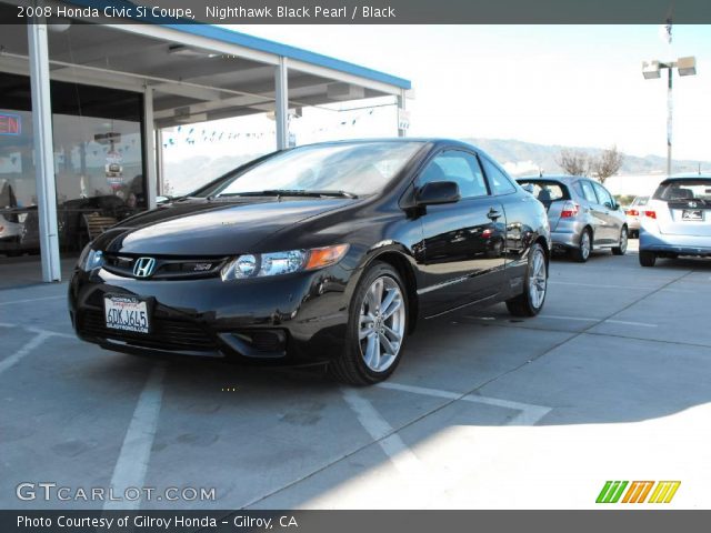 2008 Honda Civic Si Coupe in Nighthawk Black Pearl