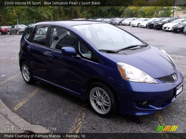 2009 Honda Fit Sport in Blue Sensation Pearl