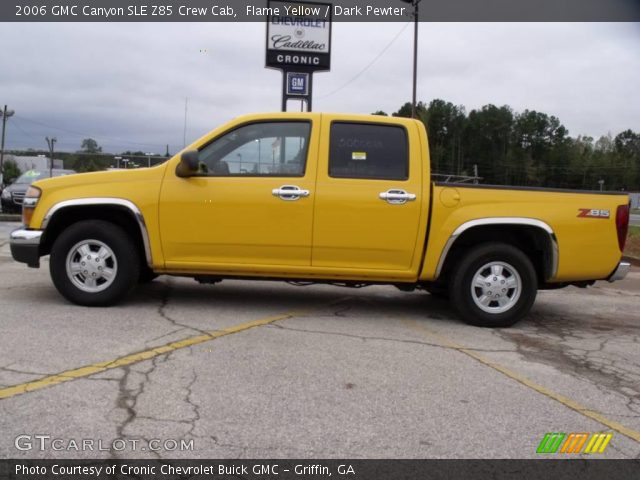 2006 GMC Canyon SLE Z85 Crew Cab in Flame Yellow