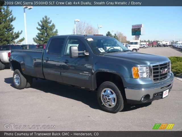 2009 GMC Sierra 3500HD SLT Crew Cab 4x4 Dually in Stealth Gray Metallic