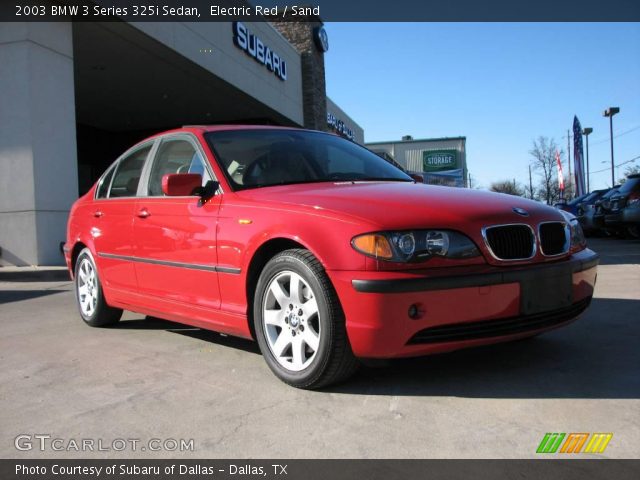 2003 BMW 3 Series 325i Sedan in Electric Red